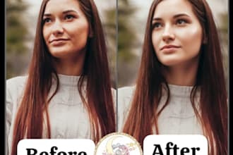 professionally retouch makeup and enhance beauty naturally
