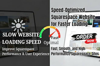 speed optimized squarespace website for faster loading better performance