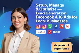 setup meta fb ig advertising campaigns for lead generation for local businesses