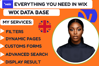 develop wix velo code, wix studio sites, databases, and API integrations
