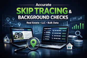 conduct accurate skip tracing and background check to locate hard to find things