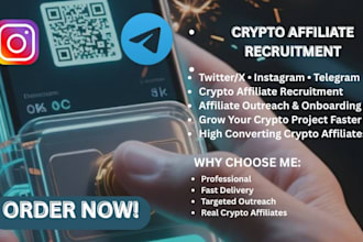 recruit, manage  and grow affiliates for your crypto or web3 project