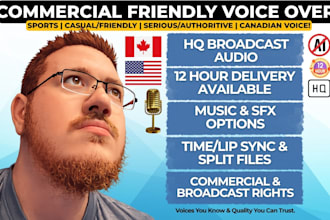 be the voice of your promo advertisement video