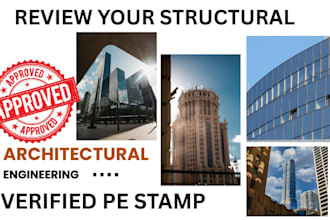 review and stamp structural civil engineering plans as license florida pe