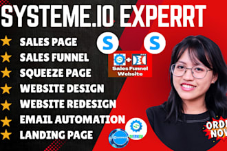 clone systeme io funnels, design systeme io landing pages, systeme io websites