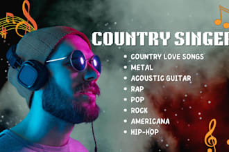 be country love male singer rapper acoustic guitar  rock metal singer