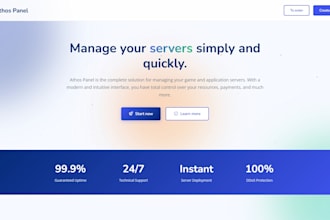 create a larável project with API integration for you
