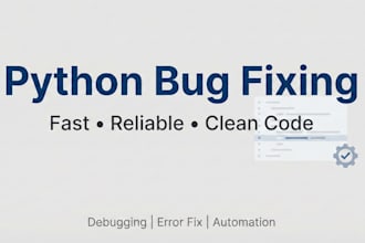 fix bugs and errors in your python code quickly