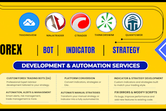 automate trading view strategy on ninjatrader, quantower, ctrader, thinkorswim