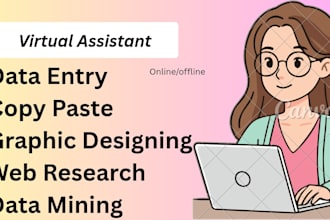 data entry and web research