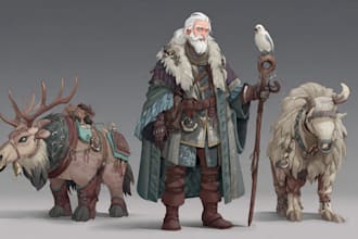 illustrate concept art, fanart or commissions for you