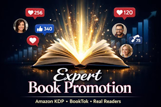 create viral booktok promotion for your amazon KDP book