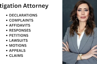 be your civil litigation attorney and help you with pro se litigation