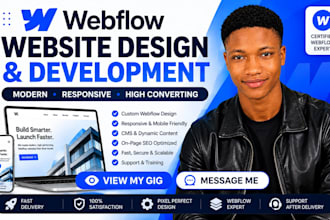design webflow website, webflow developer, figma to webflow expert