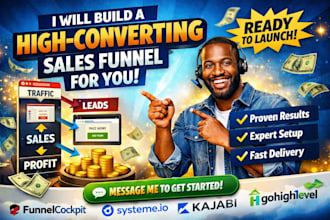 build a high converting funnelcockpit, funnel cockpit or systeme io sales funnel