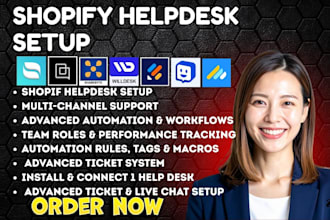 setup shopify helpdesk reamaze gorgais sb willdesk  tidio chatway commslayer