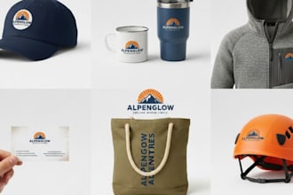 do full brand identity, brand logo, brand style guide with branding kit