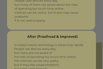 proofread and edit your english text professionally