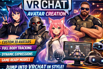custom vrchat avatar, vrc avatar vr character, nsfw avatar, avi outfit, vr chat