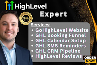 build gohighlevel website ghl landing page highlevel sales funnel expert