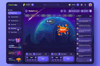 develop crypto game, crash game website, coin flipping game website, crash game