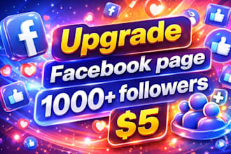 upgrade 1000 facebook followers