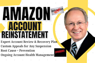 write an amazon suspension appeal letter for account reinstatement