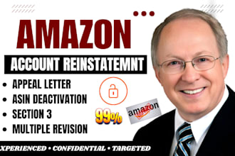 write an amazon suspension appeal letter for account reinstatement