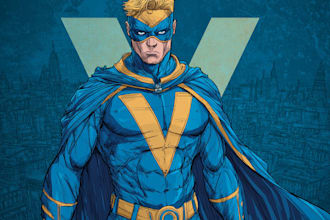 create a very professional comic book page illustration
