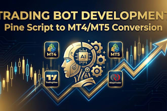 convert tradingview pinescript to mt4 mt5 ninjatrader forex trading bot