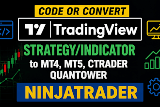 convert tradingview pinescript to mt4 mt5 ninjatrader forex trading bot