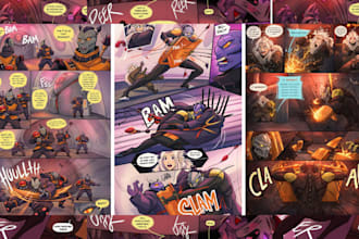 draw anime and manga comic covers storyboards and illustrations