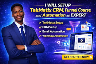 setup a high converting tekmatix funnel and automation system for coach