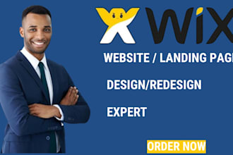 design or redesign a wix website, wix ecommerce, wix seo
