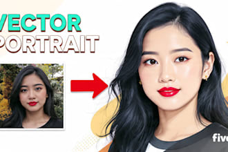 do a vector portrait for you