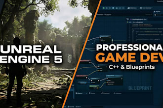 be your unreal engine 5 game developer for 3d game development