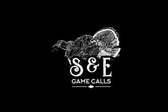 design game calls logo for a turkey call making business