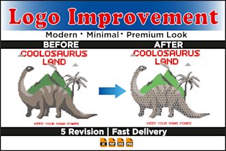 professionally update, redo, and improve your logo