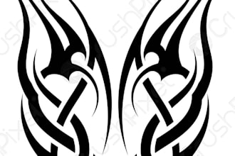 design an extreme black metal logo
