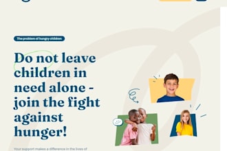 build charity website design