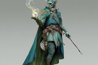 dnd character art and dnd character art