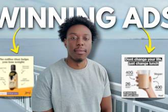 design high converting meta image static ad creatives