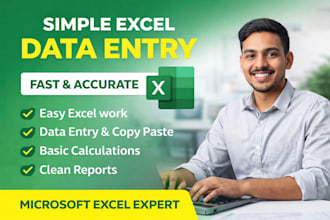 simple excel data entry and calculations