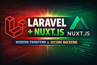 integrate nuxt js frontend with laravel backend API
