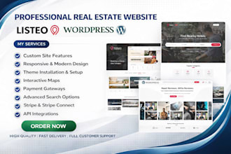 create a listeo wordpress directory website