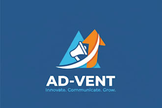 design a creative and professional advertising logo for your brand