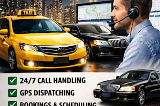cab booking operator or dispatcher