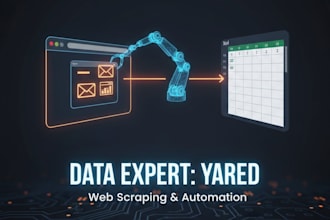 do professional web scraping and data extraction