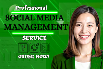 be your social media manager, insta manager, and content writer
