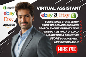 be your professional ebay virtual assistant, ebay 2 step dropshipping expert va